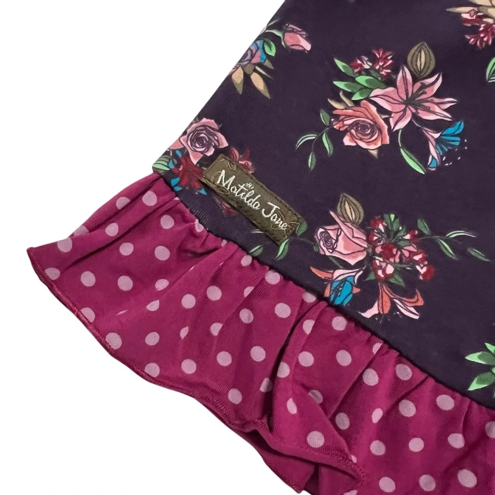 NEW Matilda Jane 8Y Choose Your Own Path World of Wonder Purple Floral Dress